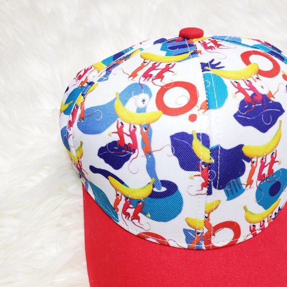 ♦️5/$20 Etnia Barcelona Monkey Banana Print Cap - Picture 2 of 6